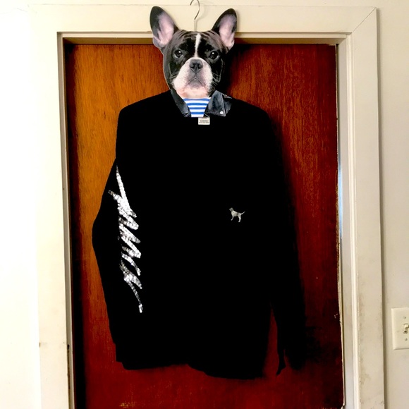 PINK Victoria's Secret Tops - BNIP VS PINK BLING HALLOWEEN TEE